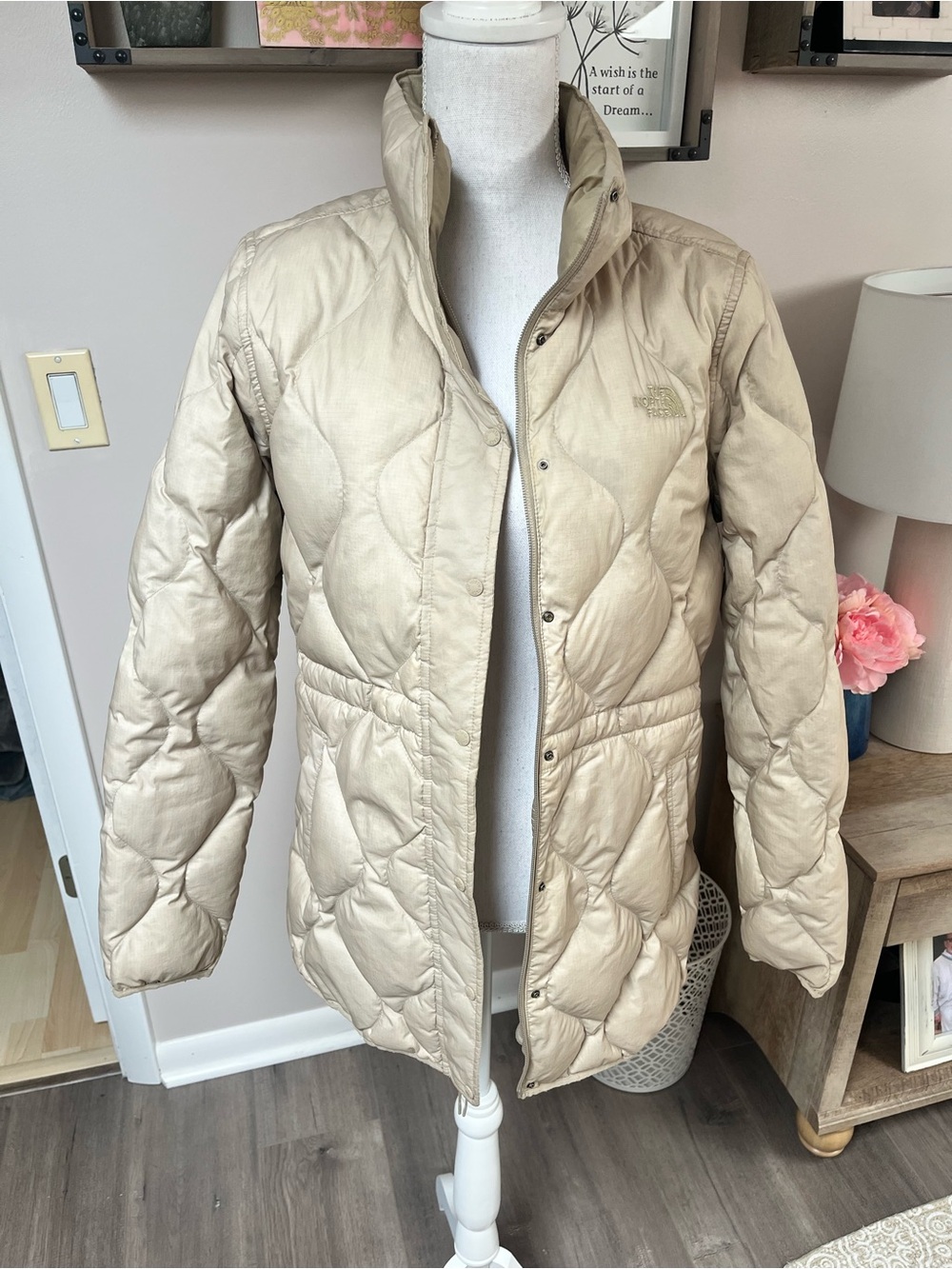 Ladies North Face Puffer Coat Med